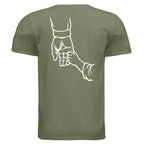 HEATHER MILITARY GREEN - G640 - BACK