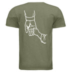 HEATHER MILITARY GREEN - G640 - BACK
