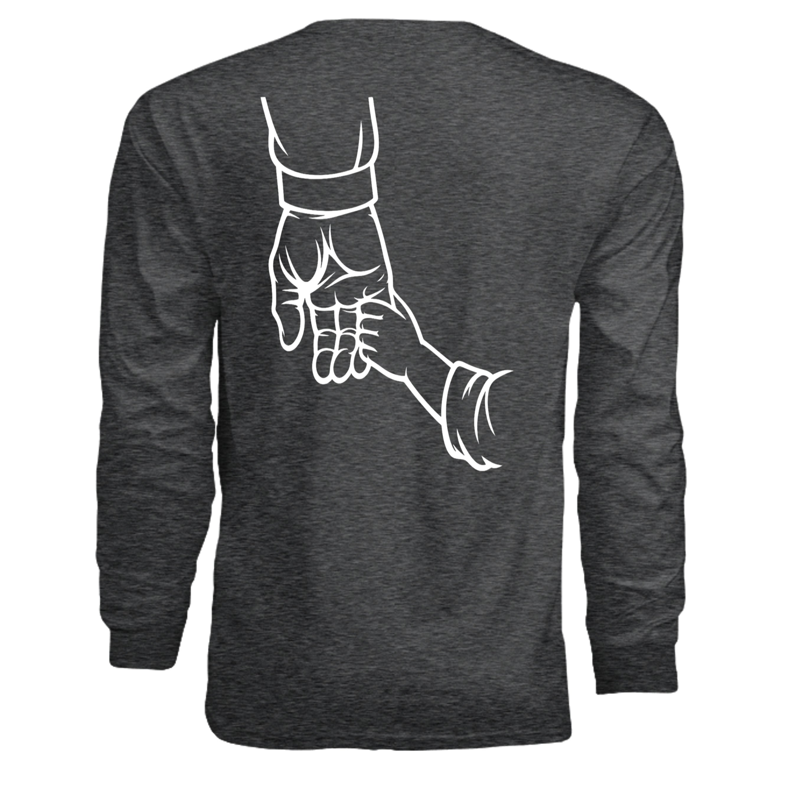 DARK HEATHER - G240 - BACK