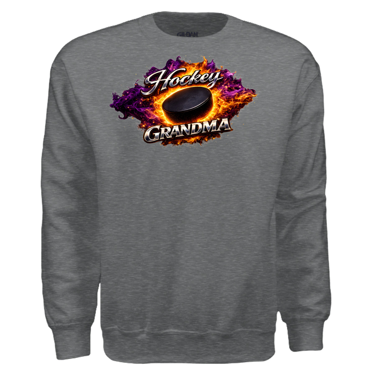 Fan Charcoal Heather - G180 - FRONT