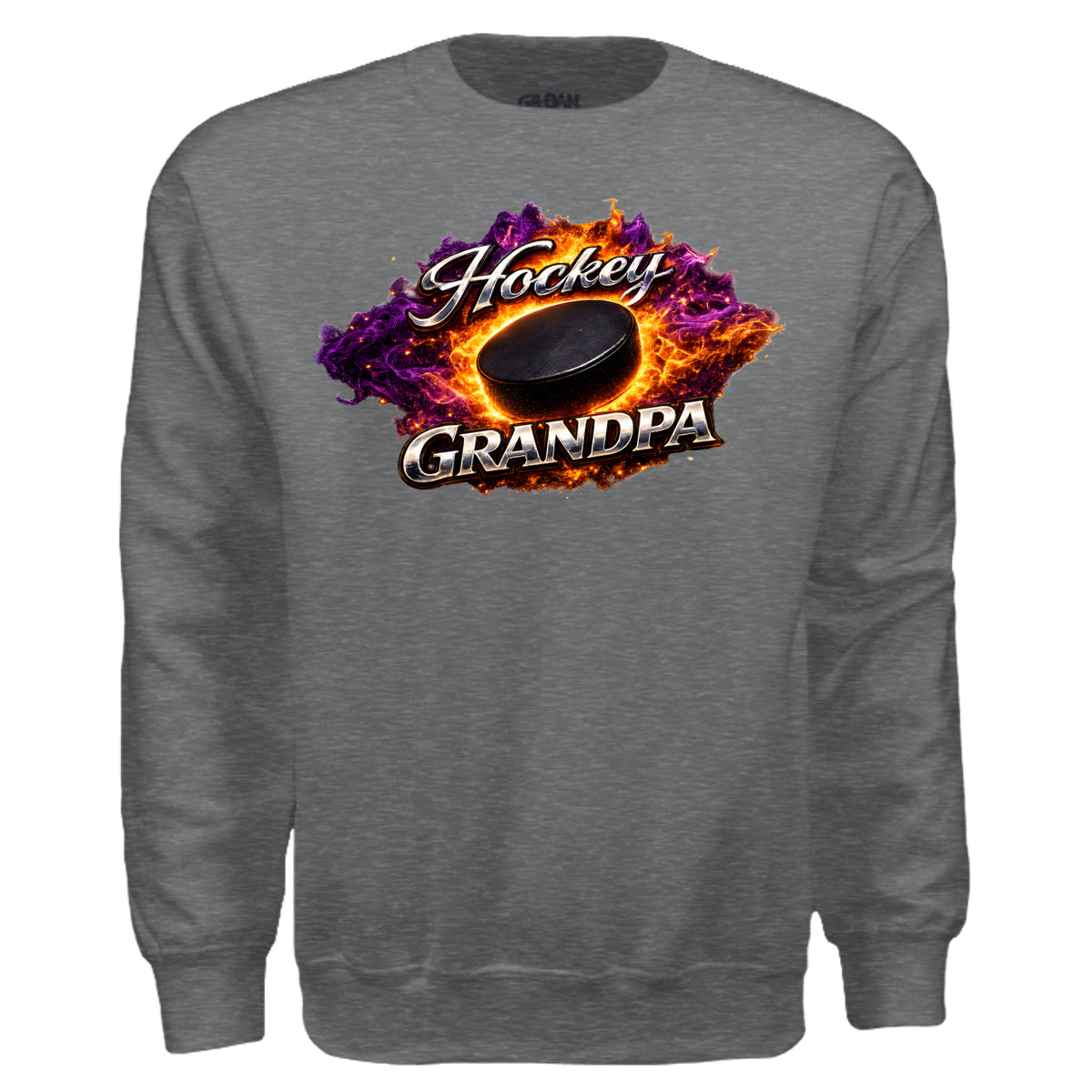 Fan Charcoal Heather - G180 - FRONT