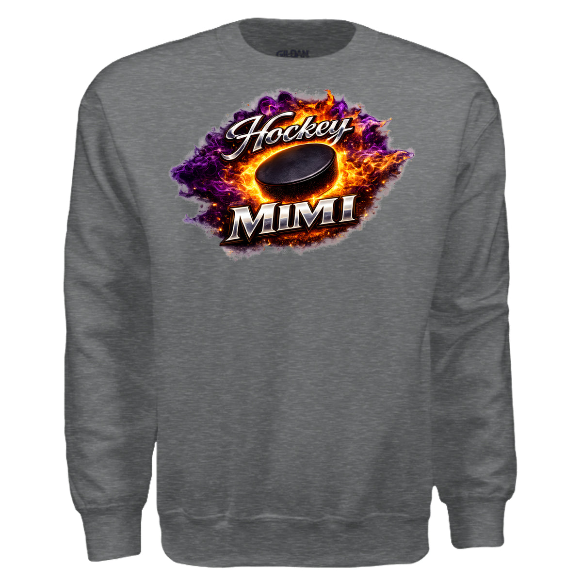 Fan Charcoal Heather - G180 - FRONT