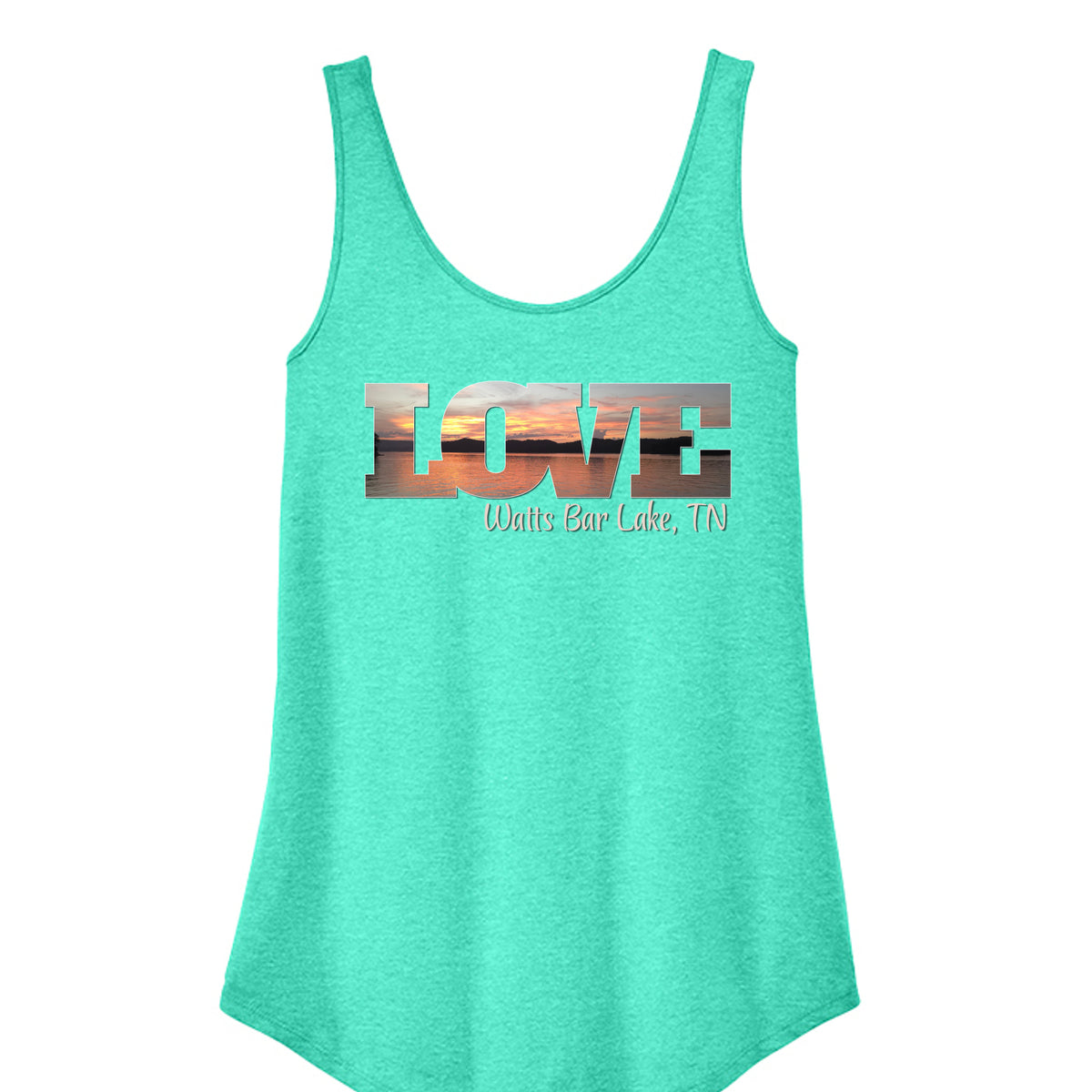 Aqua Heather - DT151 - FRONT