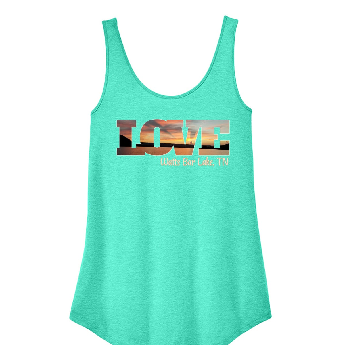 Aqua Heather - DT151 - FRONT