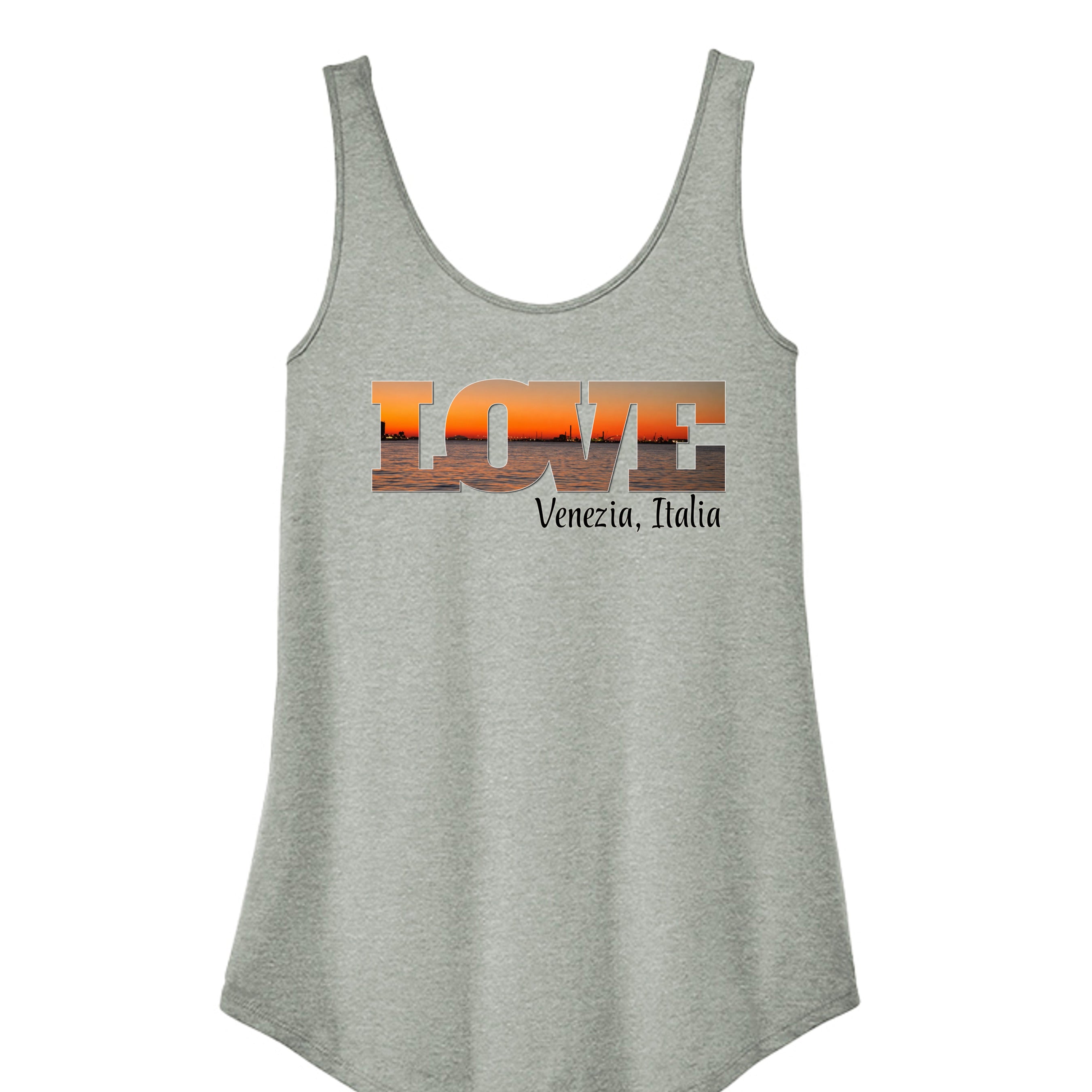Heathered Grey - DT151 - FRONT