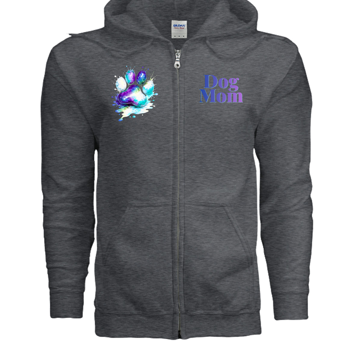 DARK HEATHER - G186 - FRONT