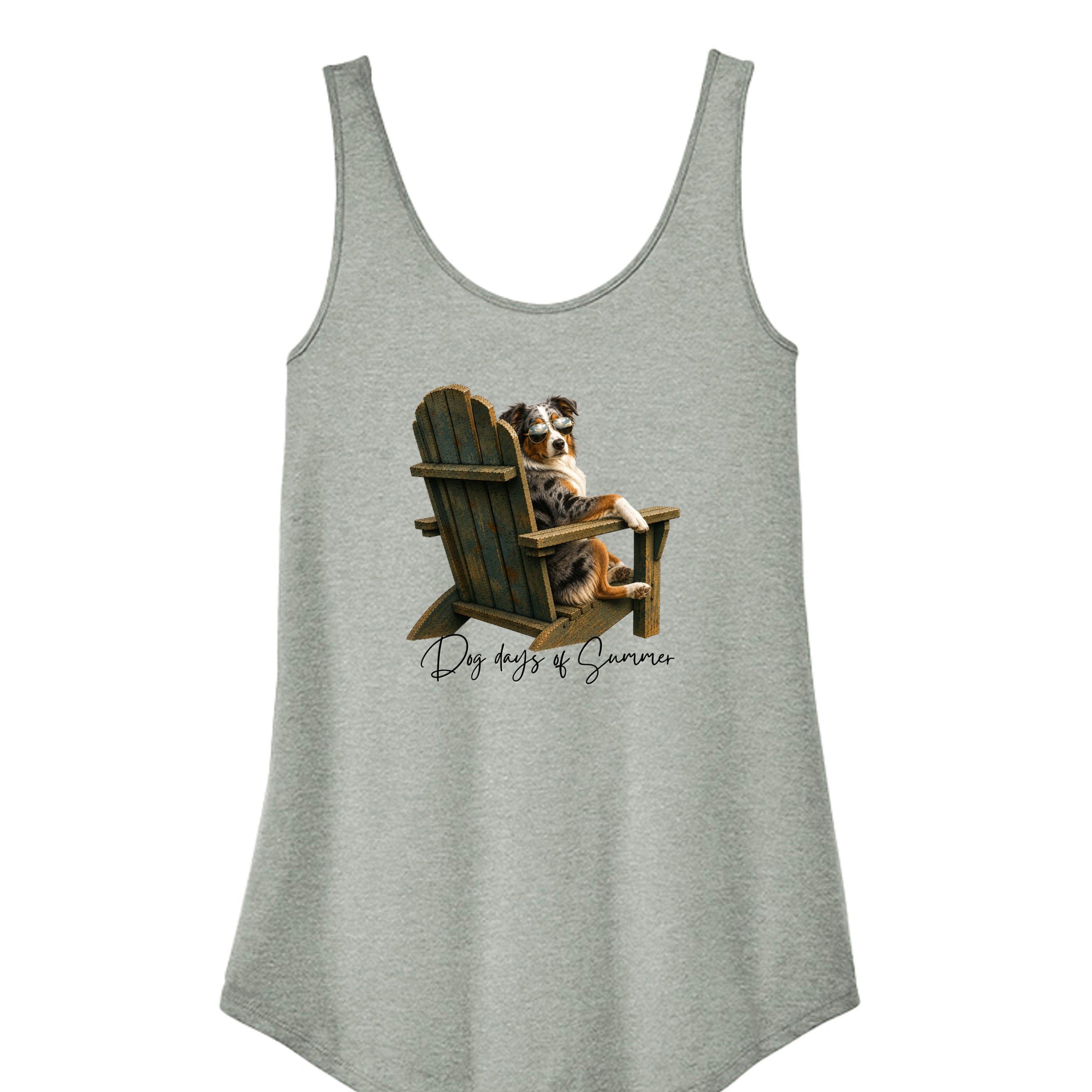 Heathered Grey - DT151 - FRONT