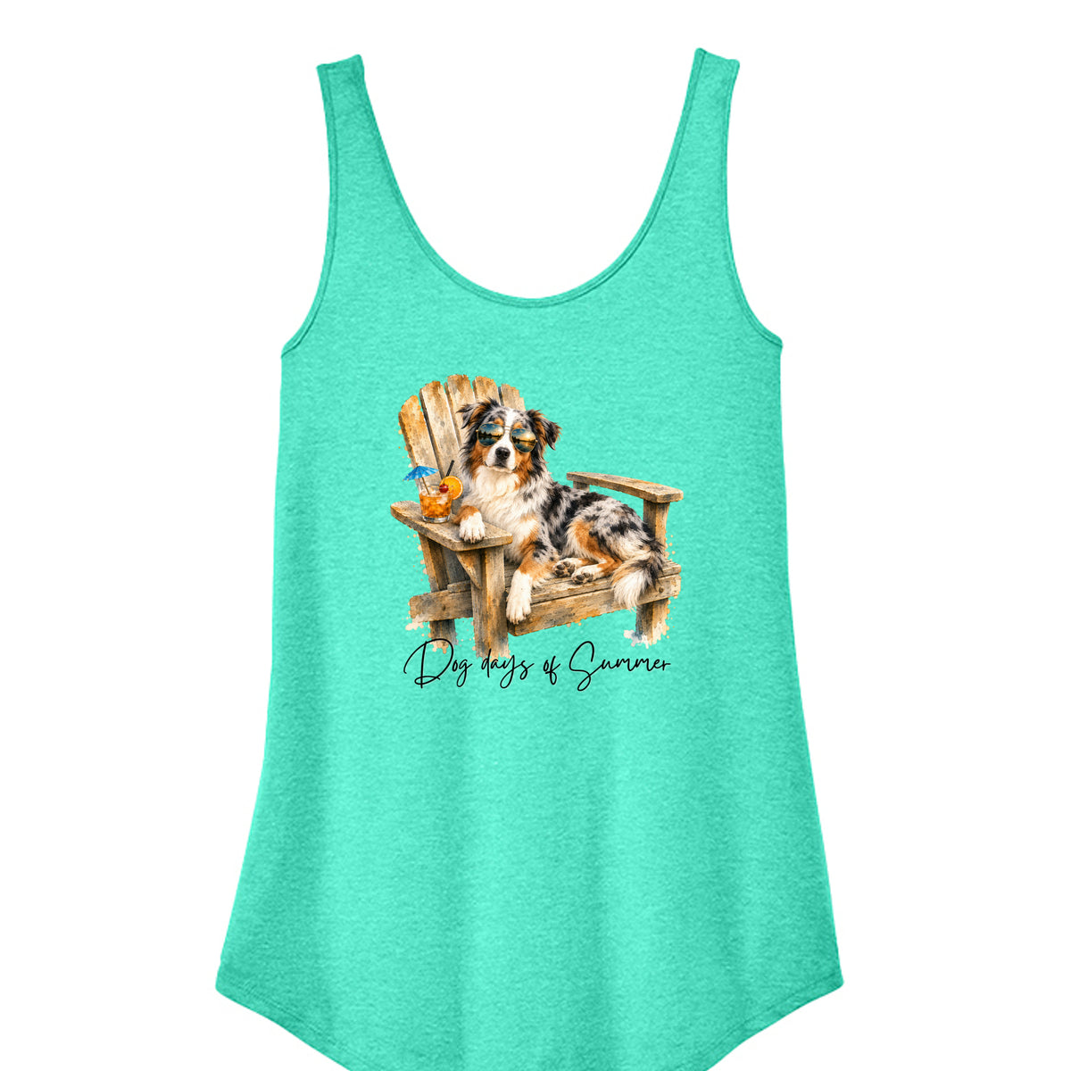 Aqua Heather - DT151 - FRONT