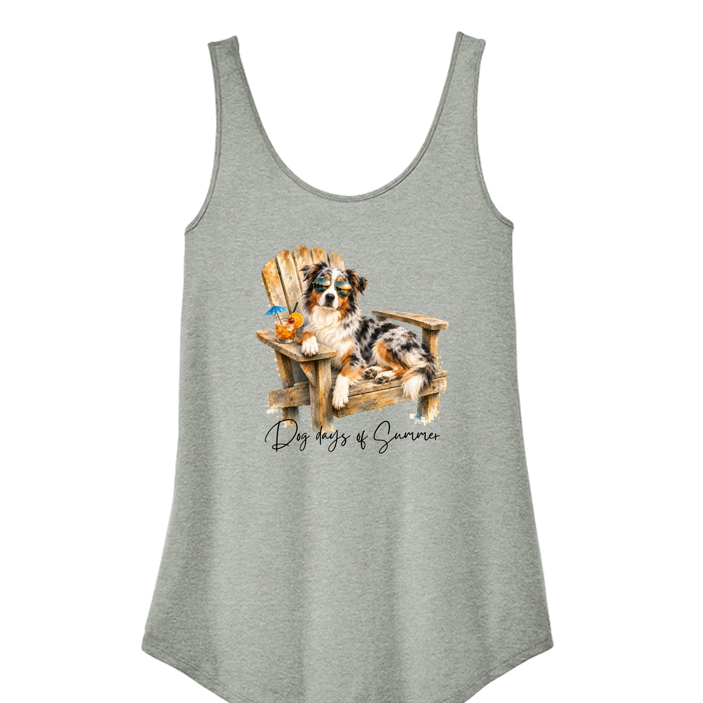 Heathered Grey - DT151 - FRONT