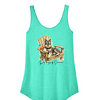 Aqua Heather - DT151 - FRONT