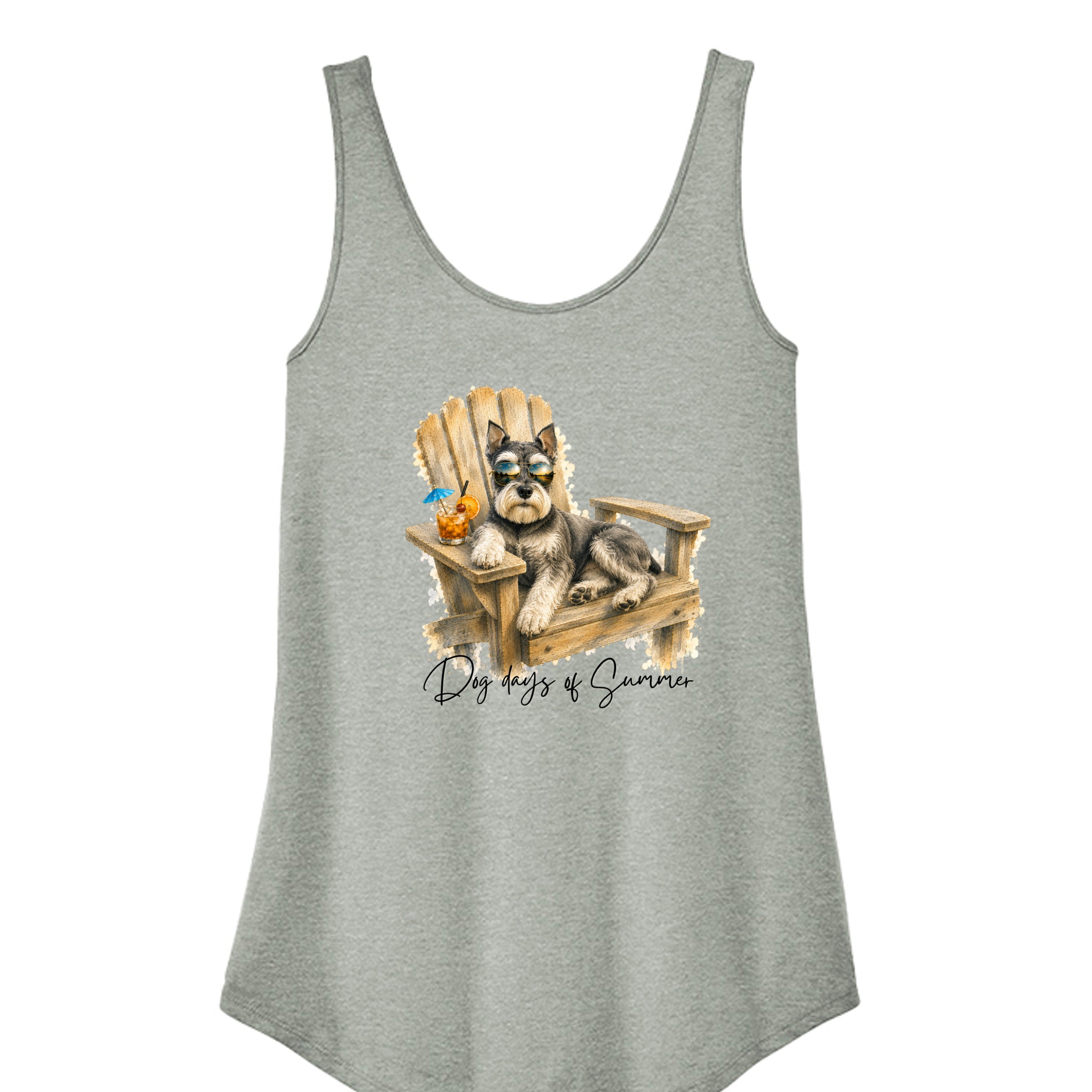 Heathered Grey - DT151 - FRONT