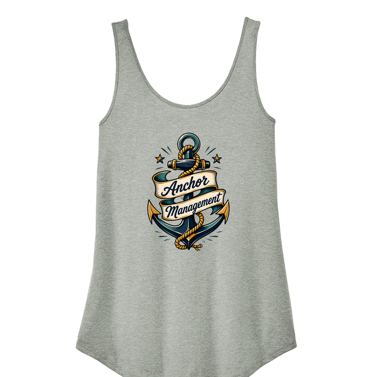 Heathered Grey - DT151 - FRONT